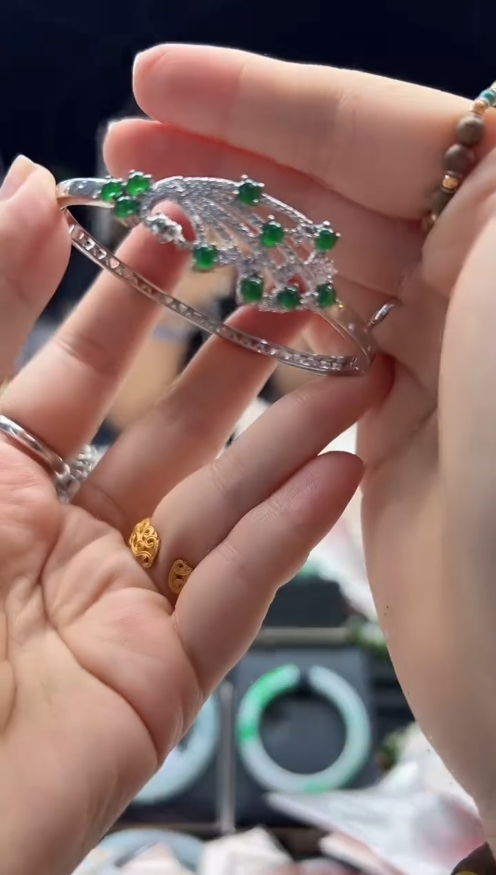 合金手镯翡翠0601184393