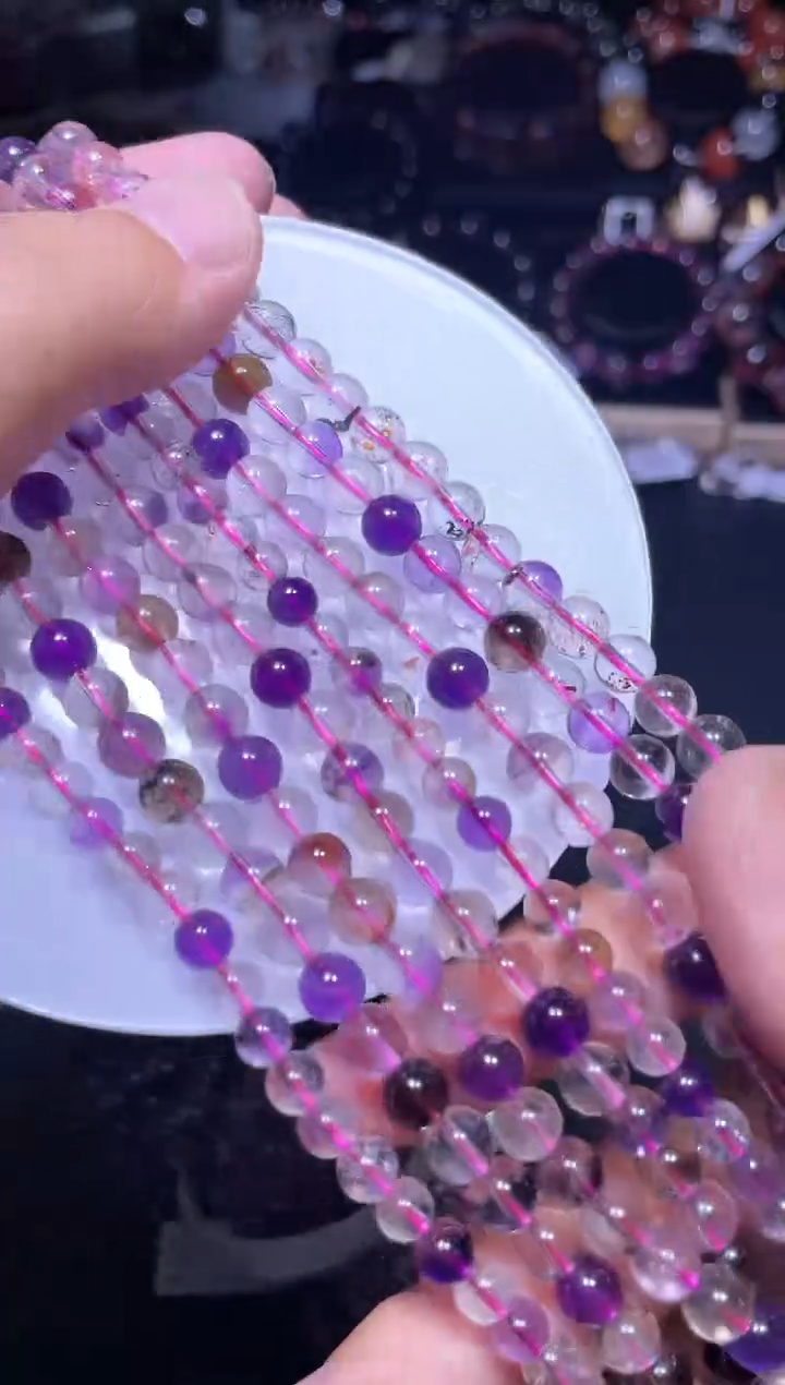 【闪购商品】水晶手链未镶嵌超七多圈A6（多样性发其一）