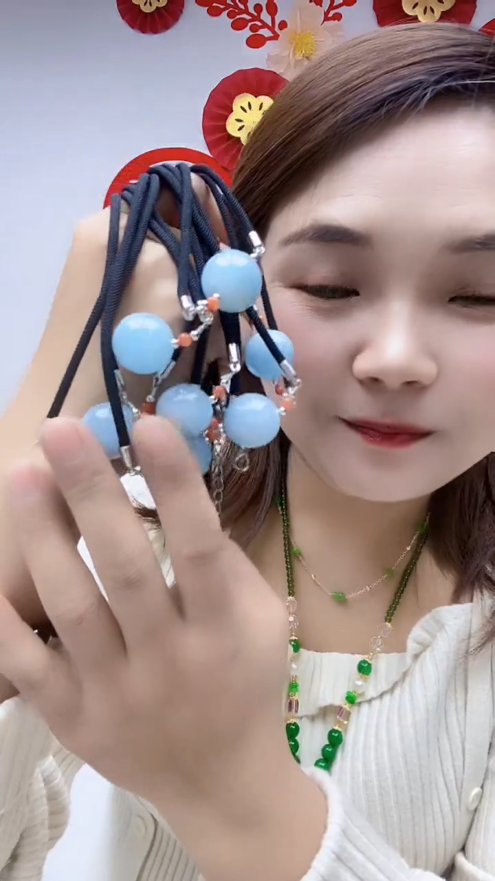 【闪购商品】海蓝宝石颈饰未镶嵌A15