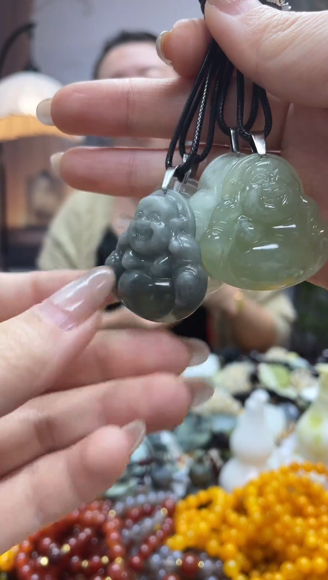 未镶嵌岫玉吊坠多样性发货拍一发一