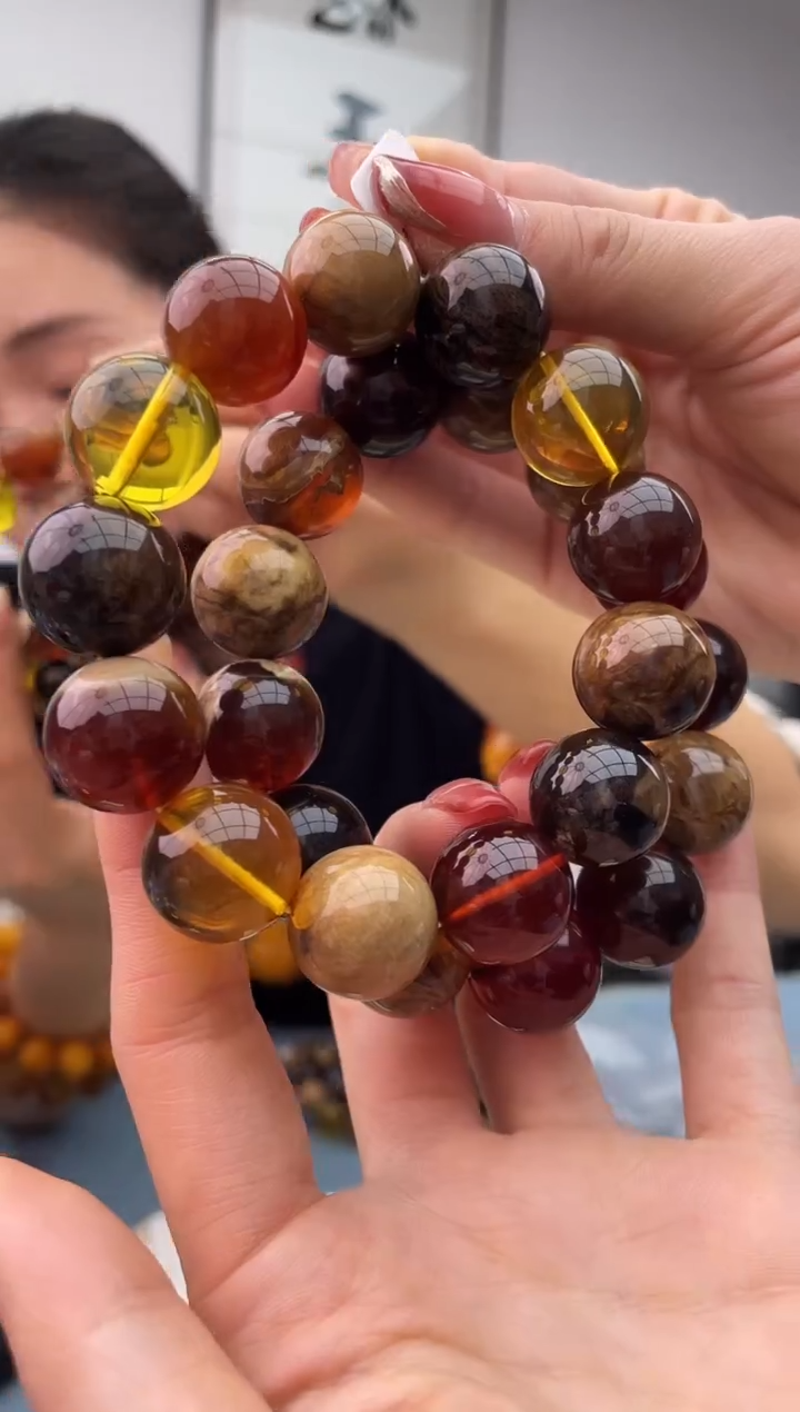 【闪购商品】琥珀珠宝奇石未镶嵌多样性发其一，假一罚十035