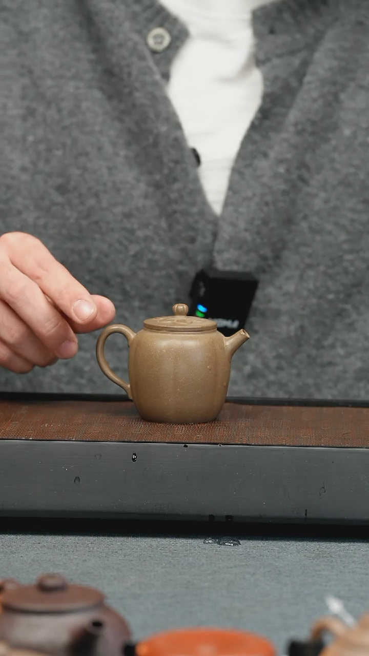 【闪购商品】紫砂茶壶五堂 高莲蒲90cc