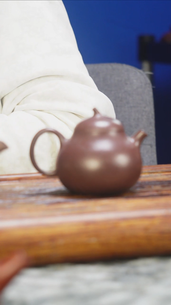 茶壶紫砂阁紫泥光塑茄瓜