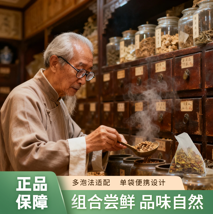 拍一发二-【①号茶】栀子茯苓+芡实+红枣+枸杞+薏米仁+菊花+甘草