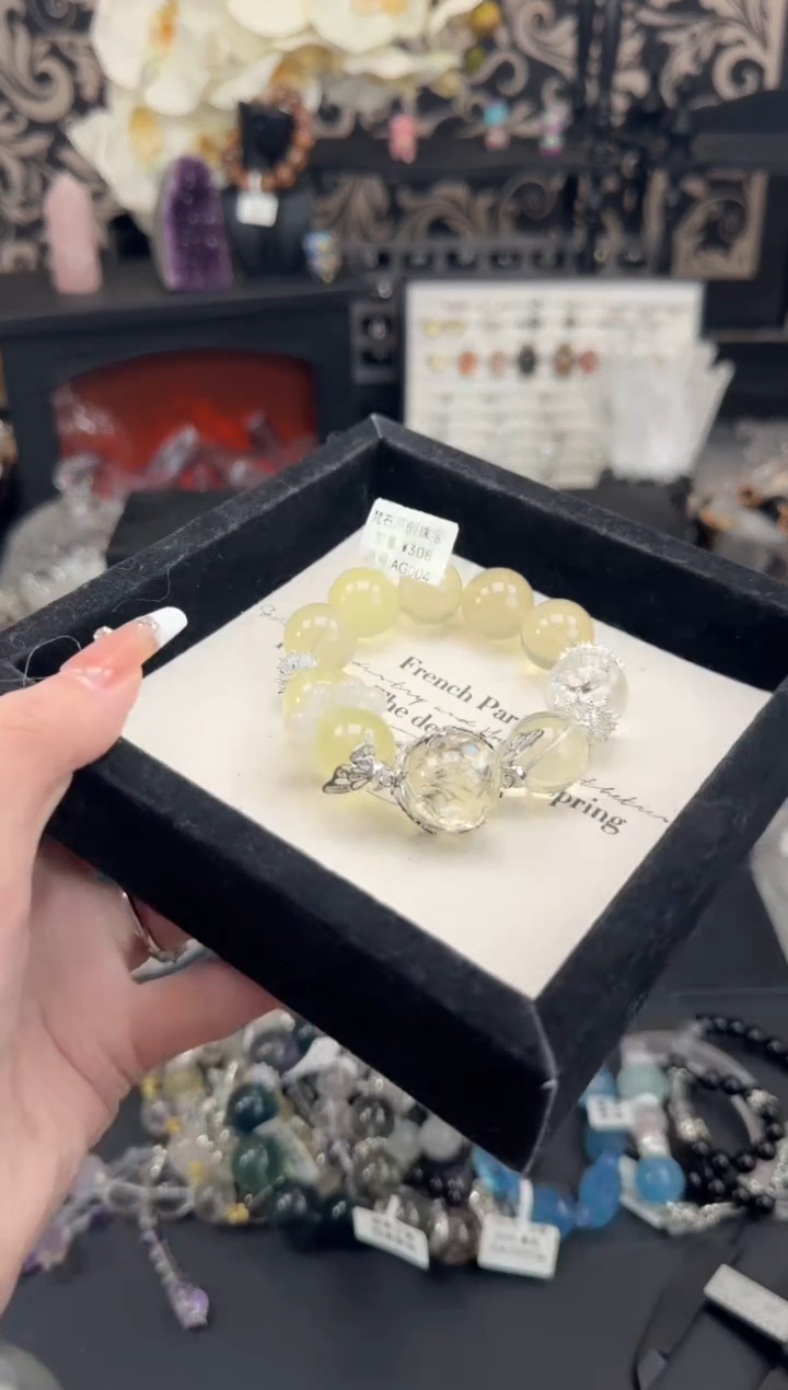 【闪购商品】水晶手链未镶嵌天然水晶 多样性发货