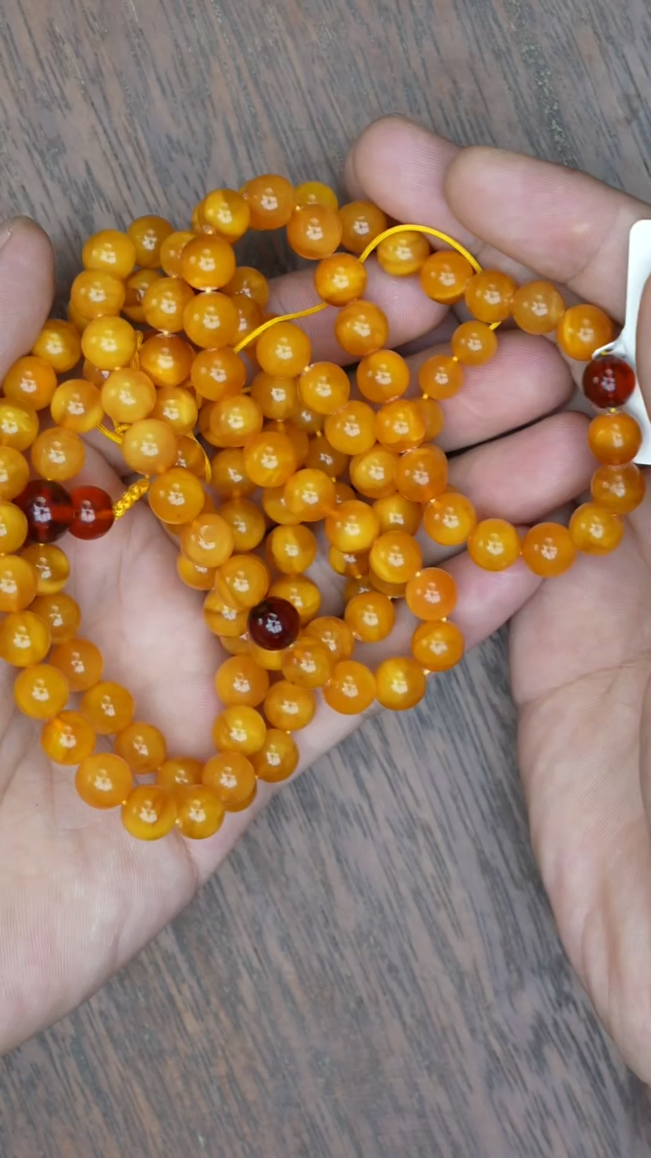 【闪购商品】琥珀裸石未镶嵌老蜡108