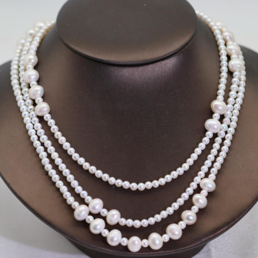 【小迪补贴】观山桂语白色珍珠项链长链