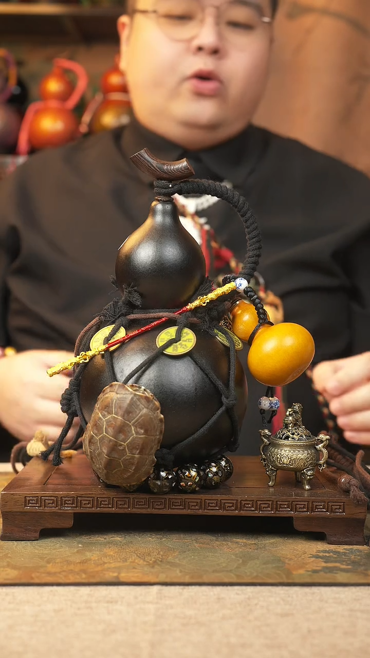 【闪购商品】188大漆葫芦一物一拍记葫堂出品