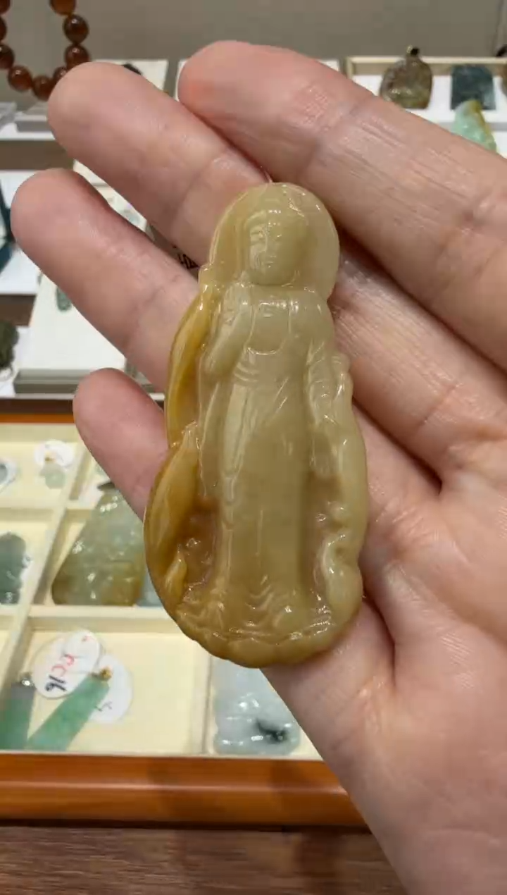 未镶嵌挂件翡翠?****?A货翡翠多样性孤品