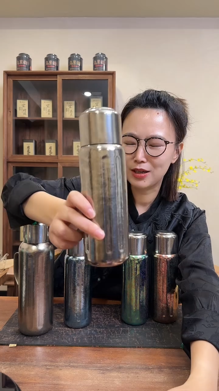 500毫升银色纯钛