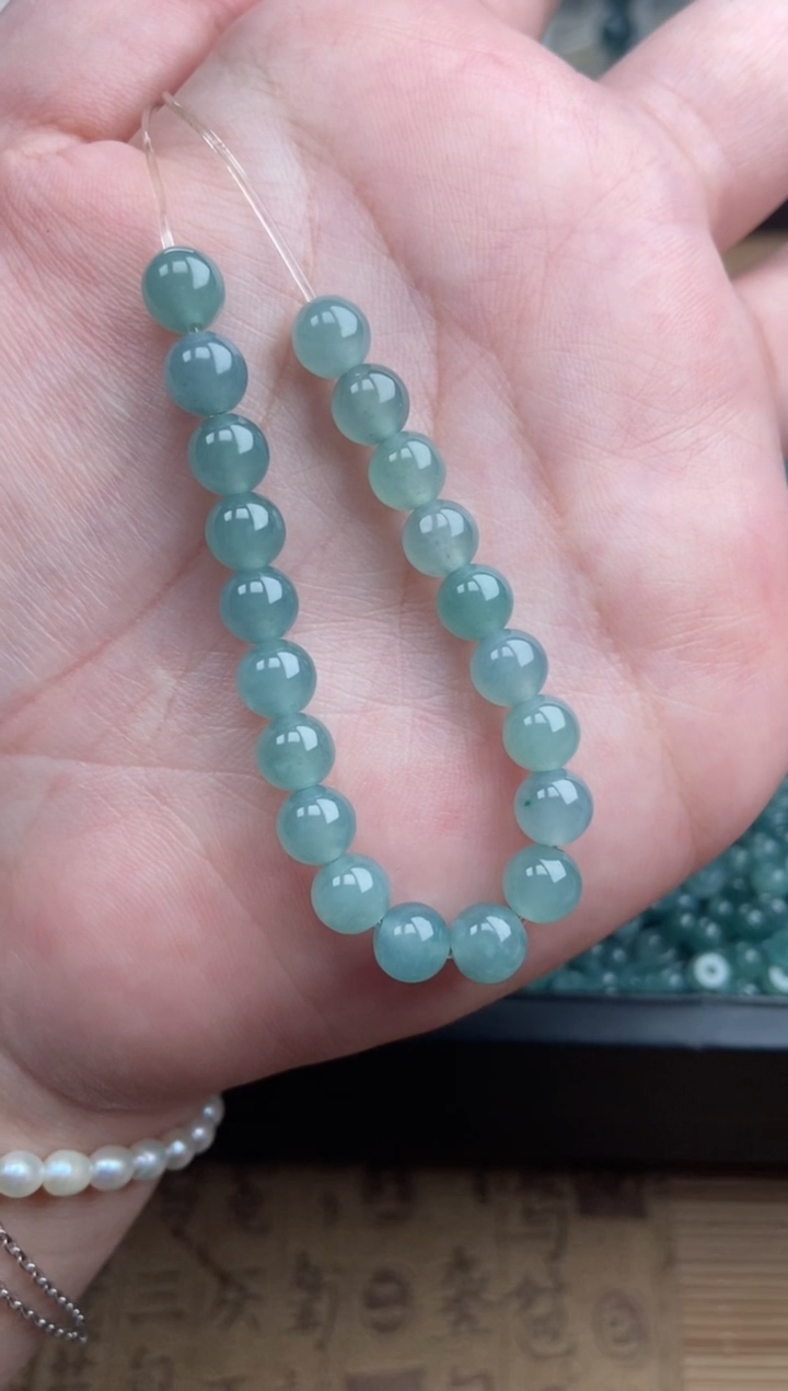 【闪购商品】翡翠手链未镶嵌多样性发货30颗卡6