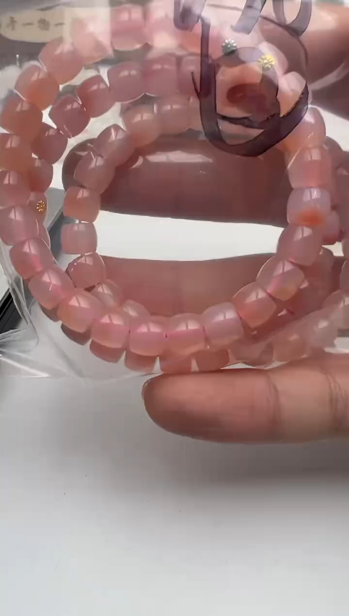 【闪购商品】南红玛瑙手串银S925镶嵌南红手串