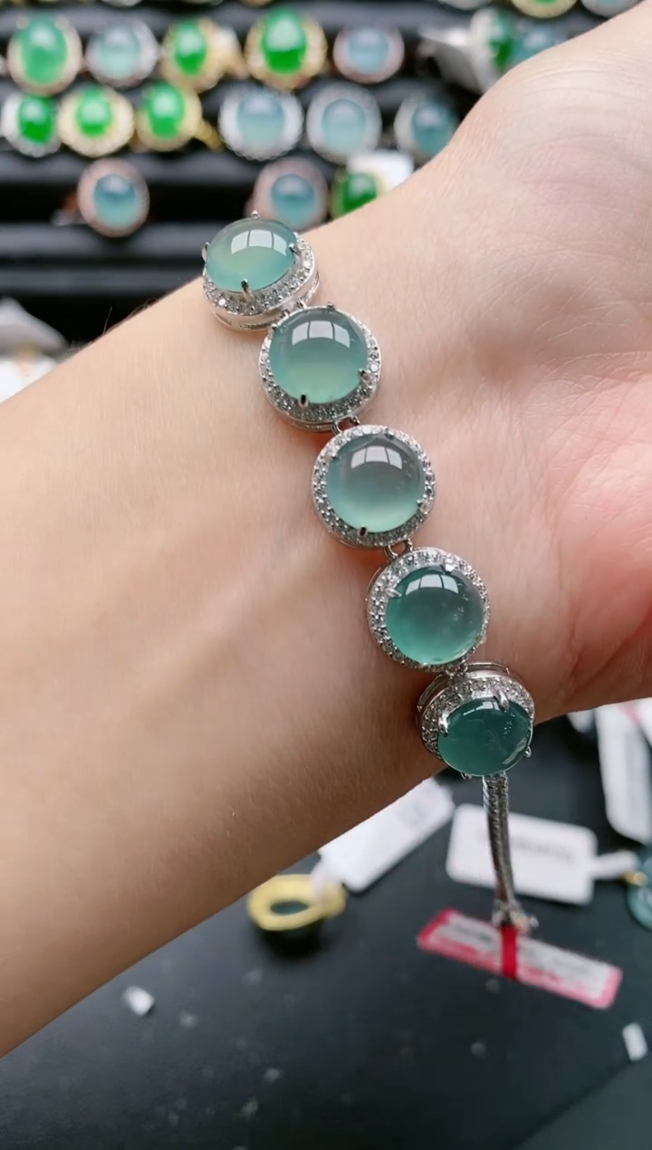 【闪购商品】翡翠戒指银S925镶嵌1111111