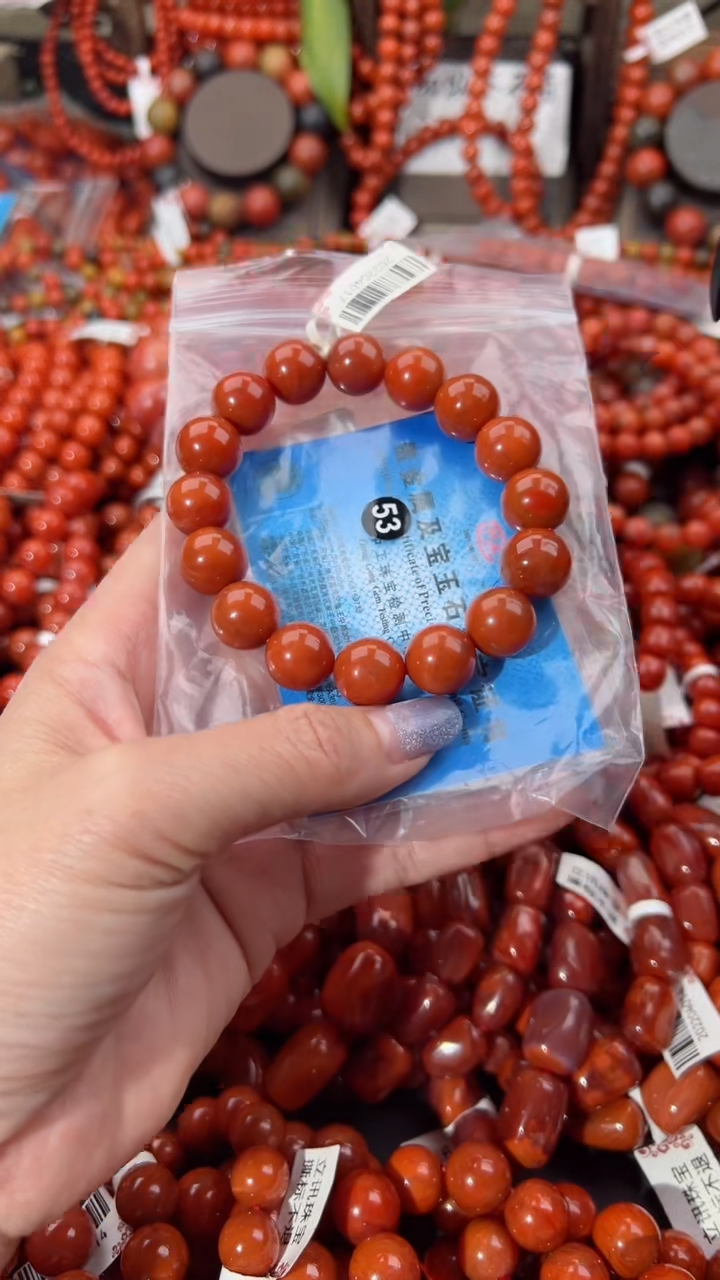 【闪购商品】南红玛瑙手串未镶嵌13