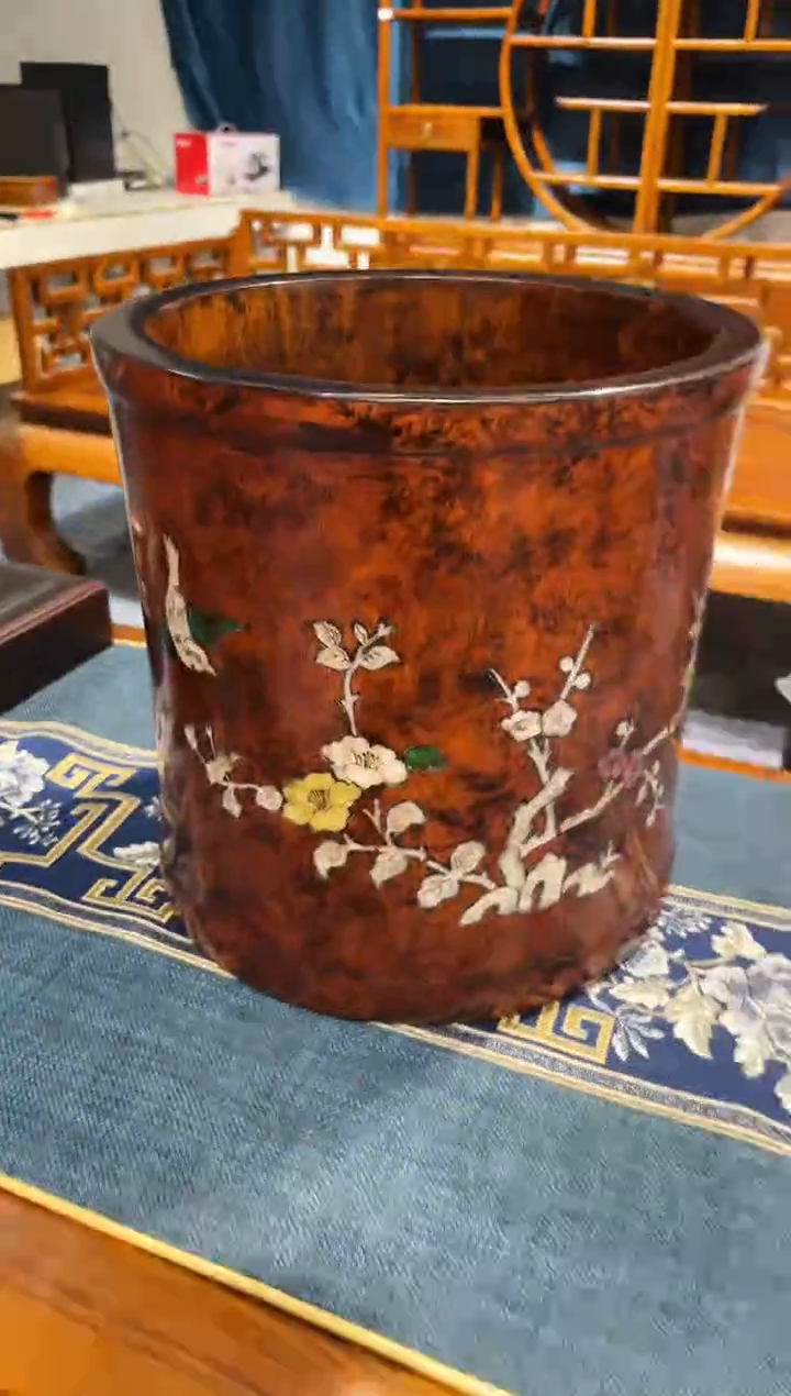 花梨木类花梨木笔筒改价链接