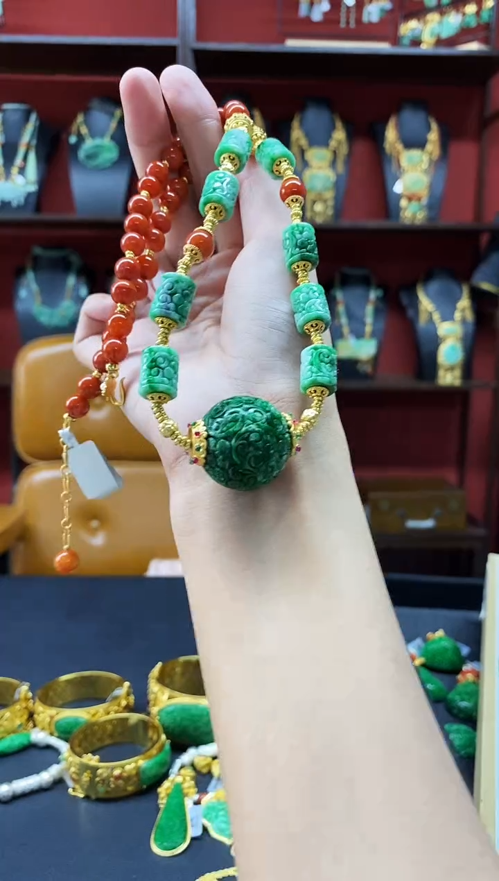 颈饰未镶嵌翡翠翡翠吊坠