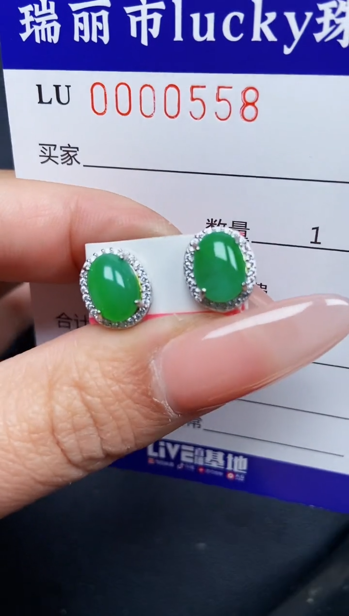 【闪购商品】翡翠颈饰银S925镶嵌0558