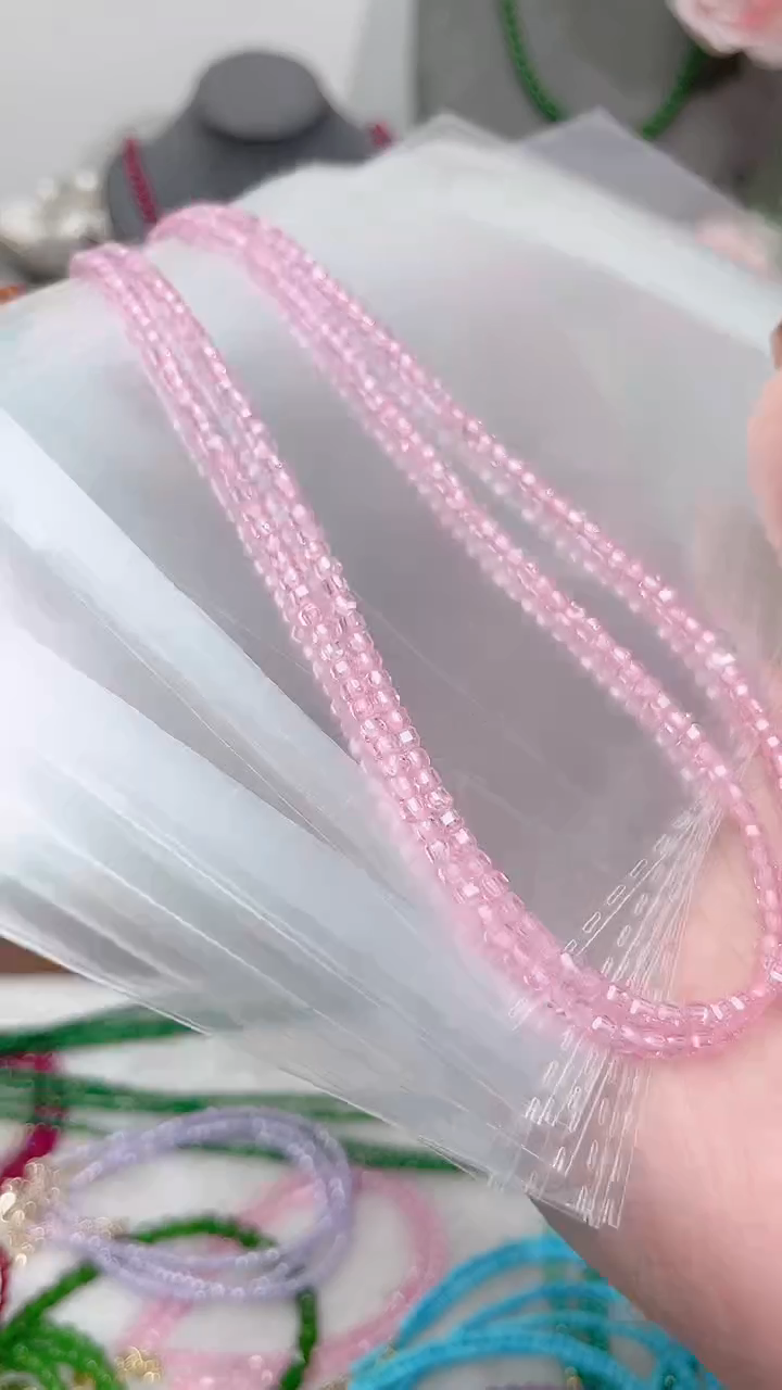 颈饰银S925镶嵌托帕石粉99