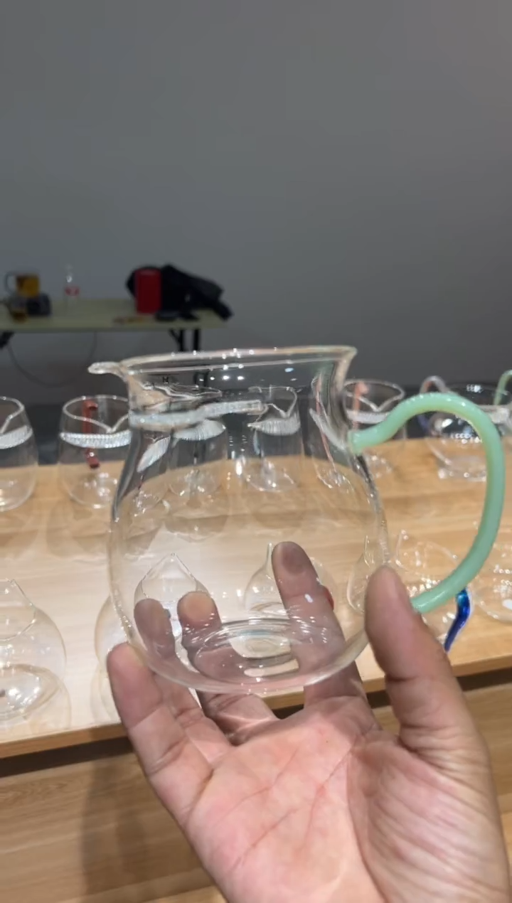 【闪购商品】浅绿观鹭煮茶器全新正品金标