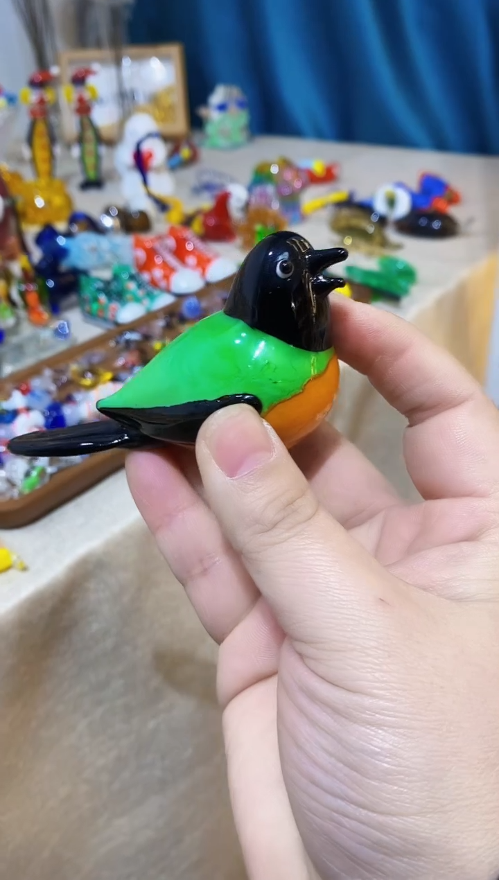 【闪购商品】琉璃手工艺品大胖鸟