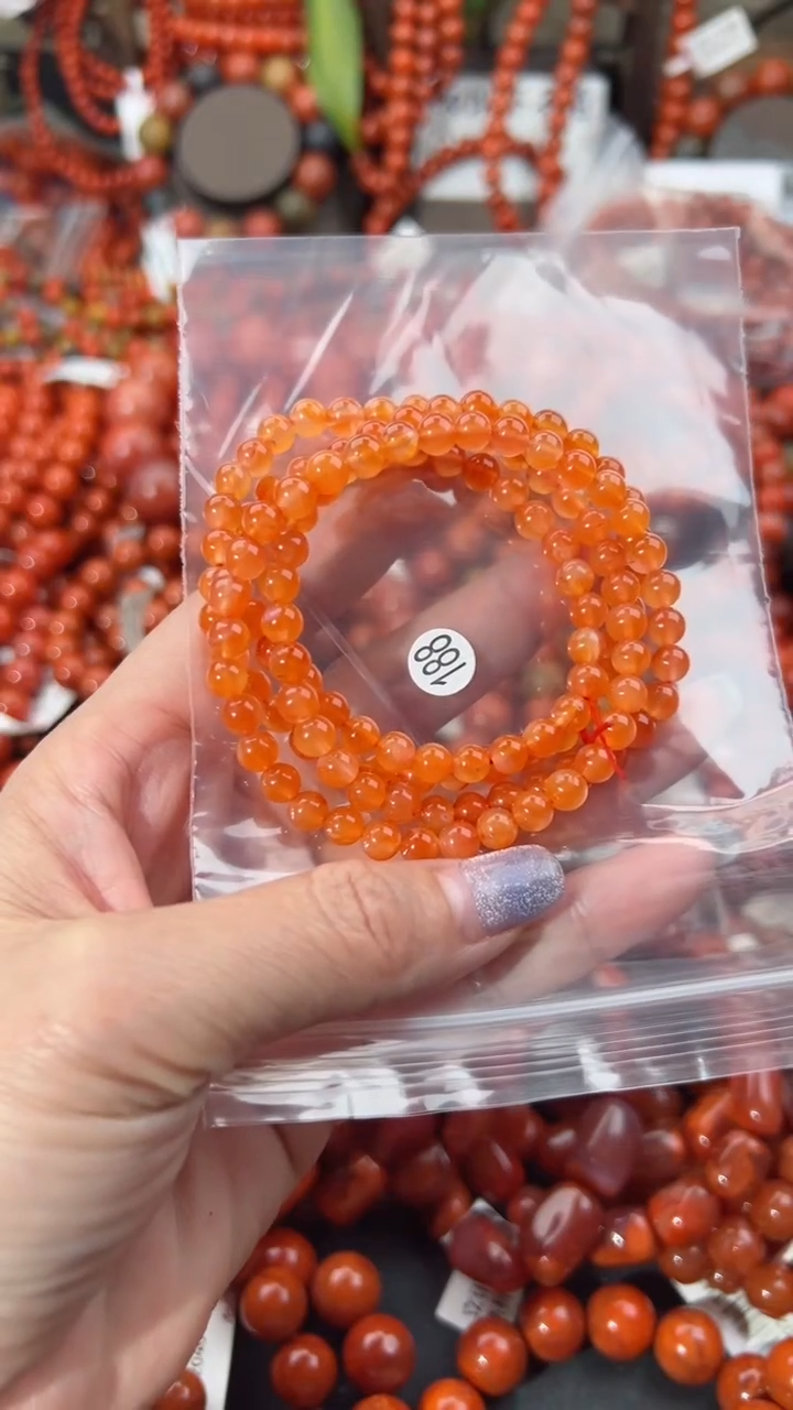 【闪购商品】南红玛瑙手串未镶嵌5+