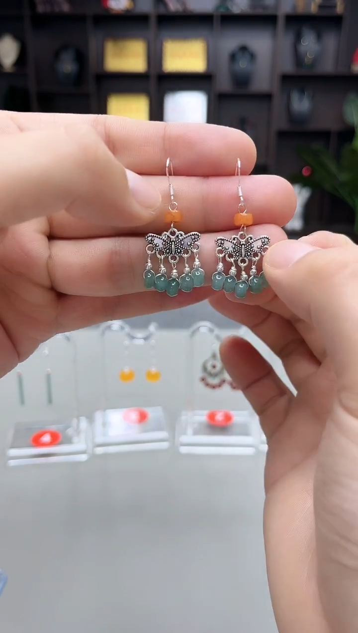 未镶嵌翡翠耳饰707000