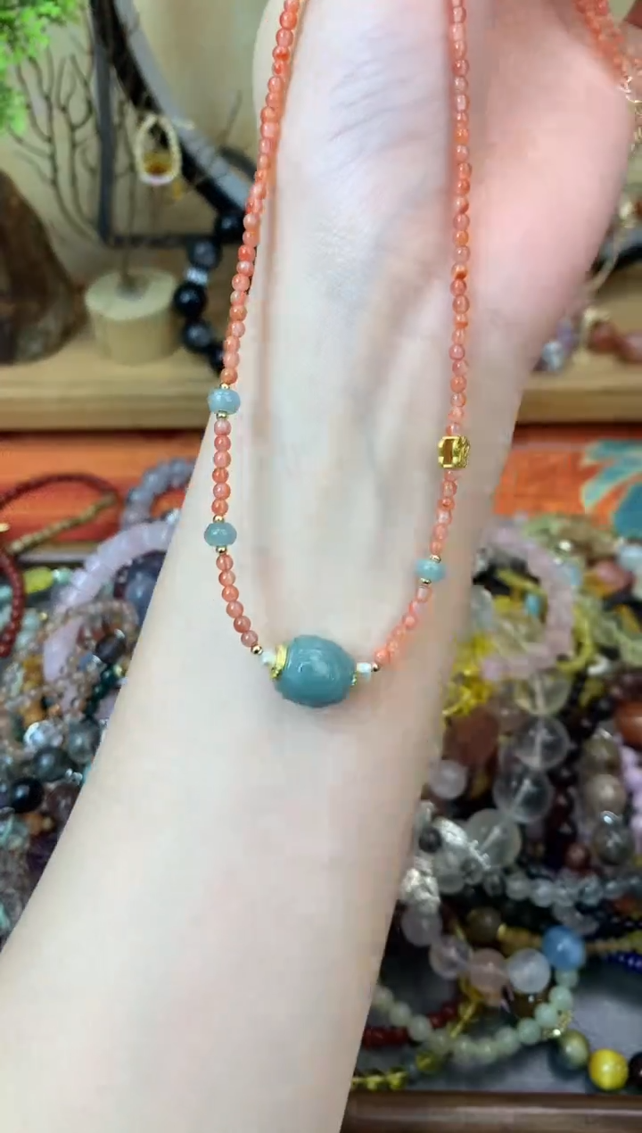 【闪购商品】玛瑙项链未镶嵌438手串