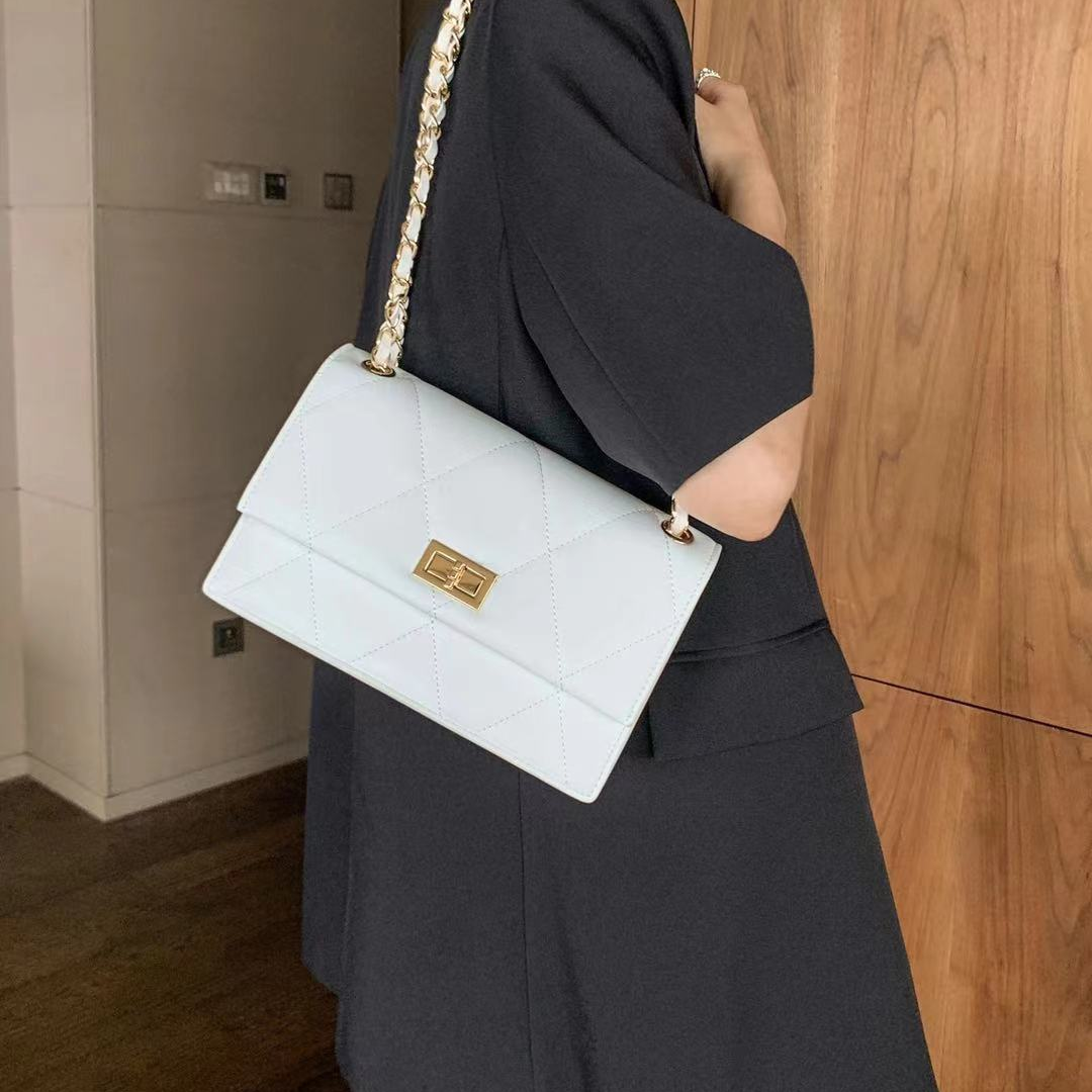佑一【工厂直销】SLBL-87257-米白轻奢时尚百搭气质女包