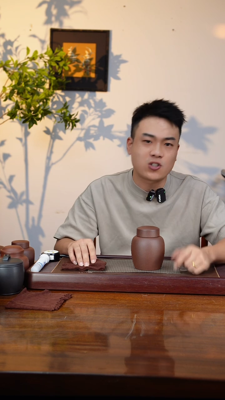 宜兴原矿紫砂茶叶罐