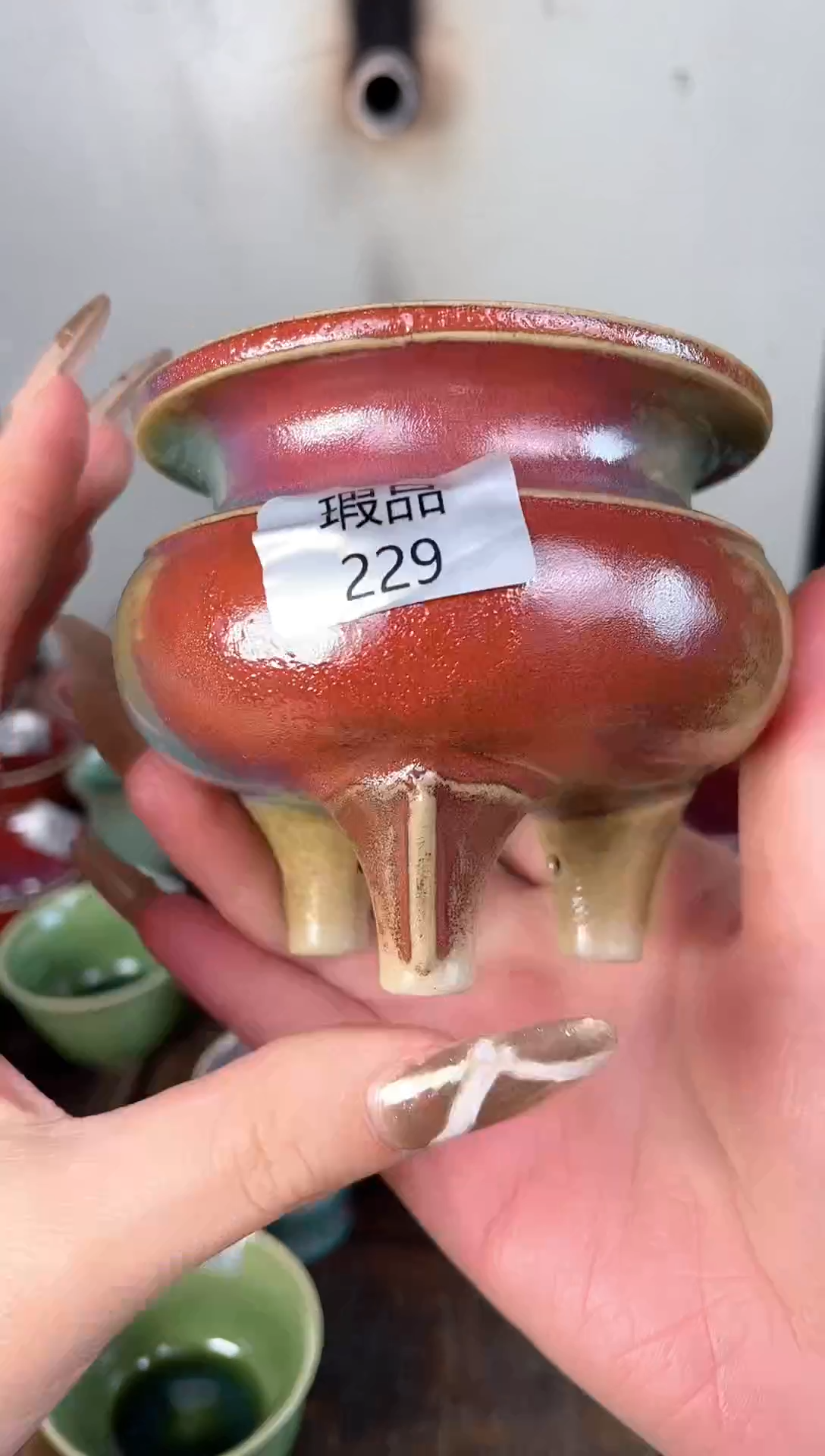 【闪购商品】摆件钧瓷手工茶器窑变