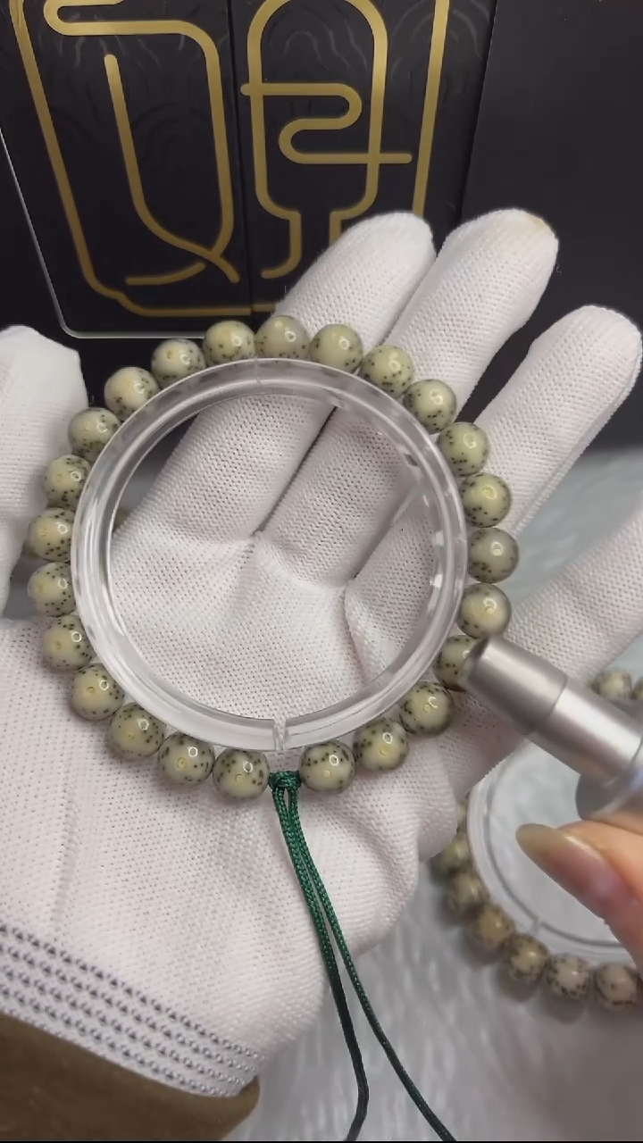 【闪购商品】星月菩提手串观系列.圆珠手持全玉化9