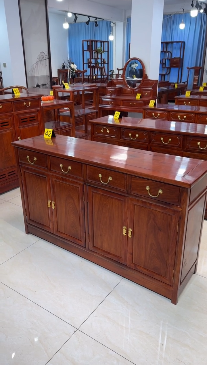 花梨木类柜类家具138*40*80餐边柜刺猬紫檀