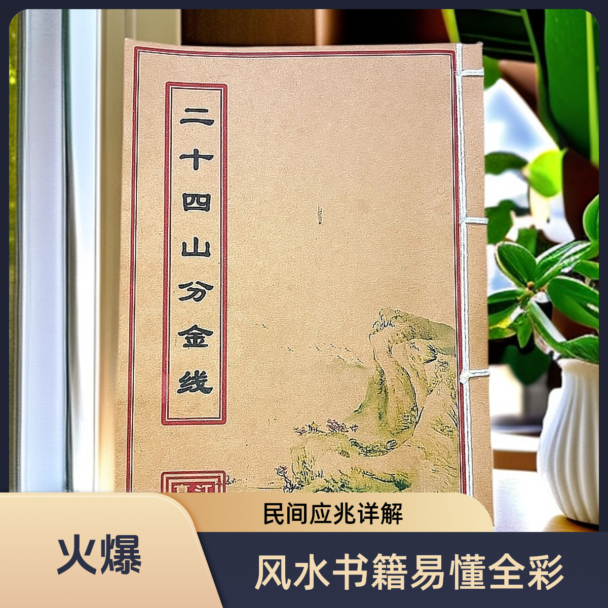 《二十四山分金钱》全彩通俗易懂民间住宅风水应兆吉日古传书笔记本