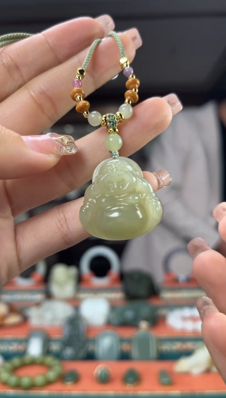 【闪购商品】和田玉颈饰未镶嵌佩佩30mm左右