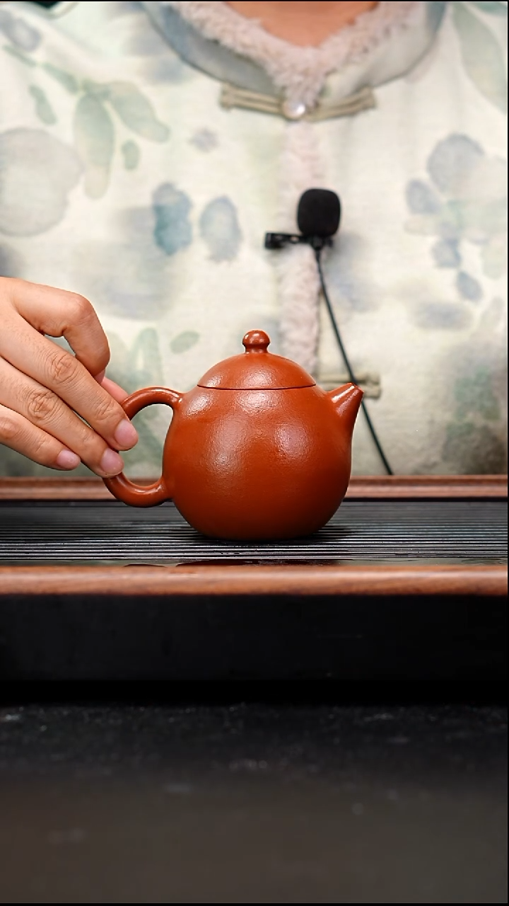 茶壶紫砂全手工黄龙山朱泥龙蛋