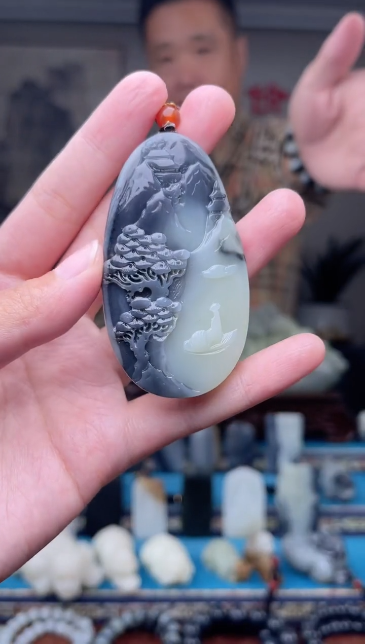 未镶嵌和田玉挂件1