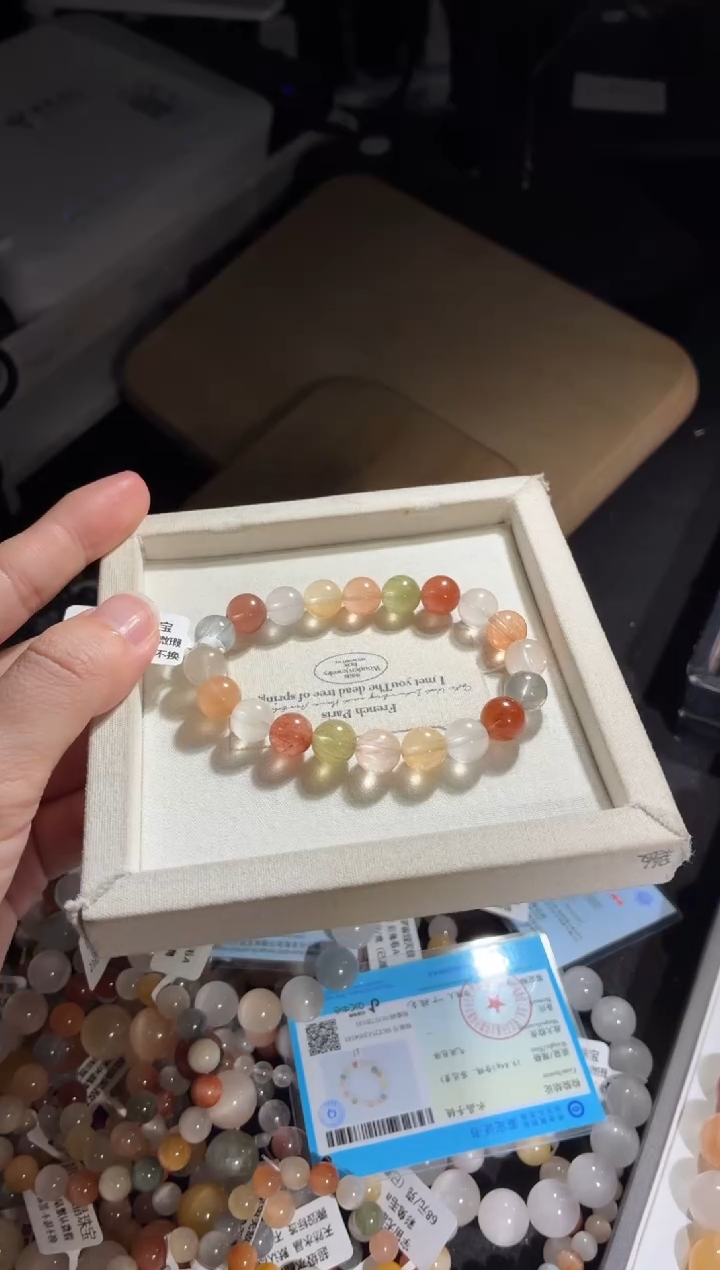 未镶嵌手链水晶185号多样性发一V 9+