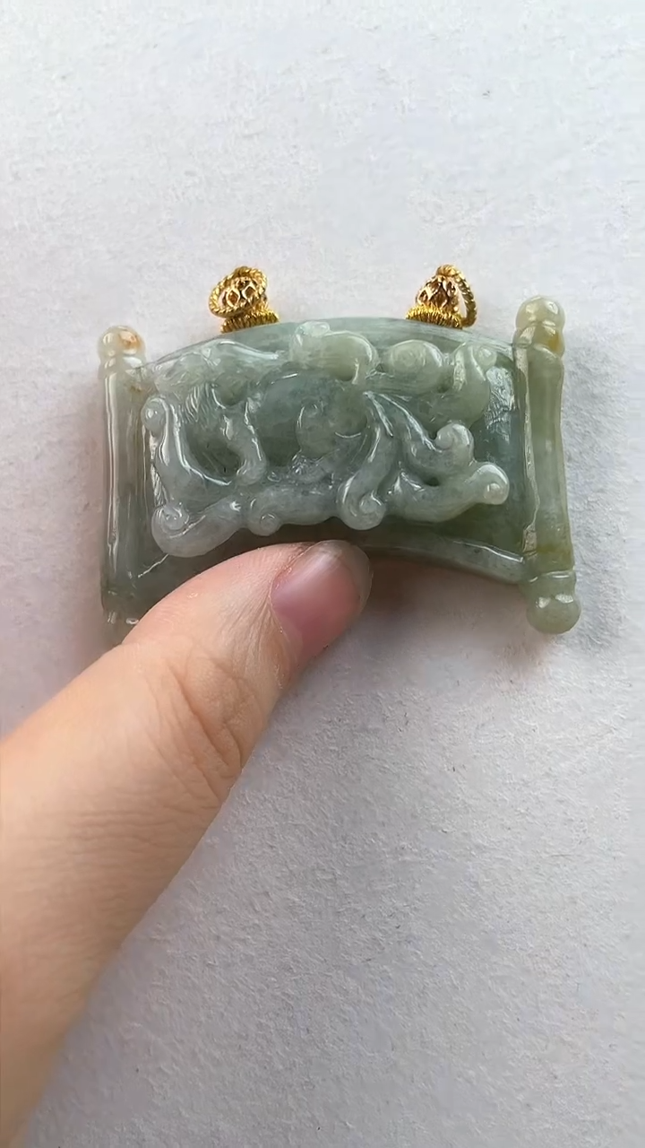 【闪购商品】翡翠颈饰未镶嵌103赠链,部分宝贝微瑕主播介绍为准