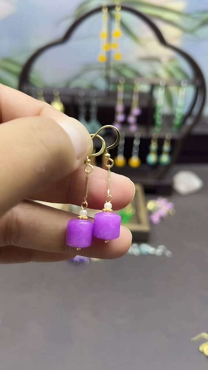 未镶嵌耳饰玛瑙/玉髓029