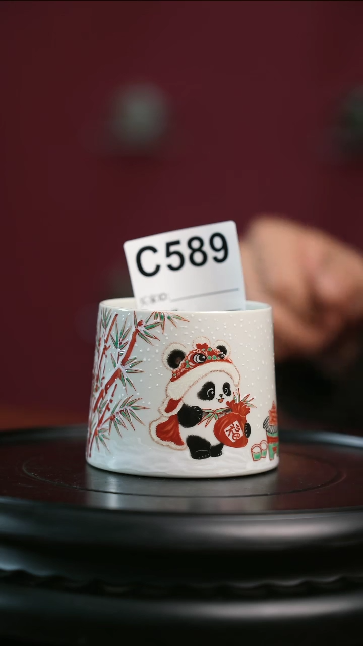 【闪购商品】瓷片景德镇陶瓷盖碗589