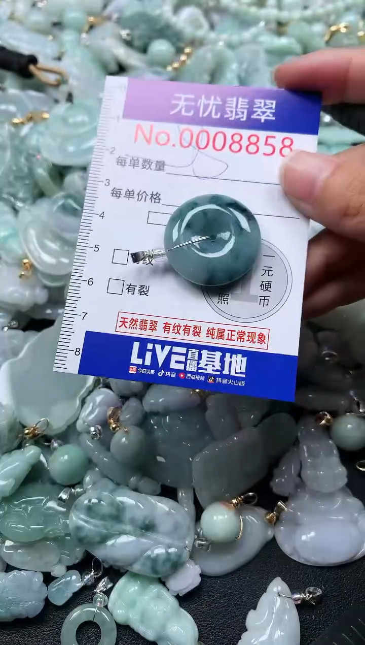 颈饰未镶嵌翡翠8858