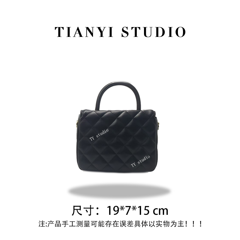 【天一甄选】BF-66397-黑色 轻奢高级韩版单肩时尚简约女包