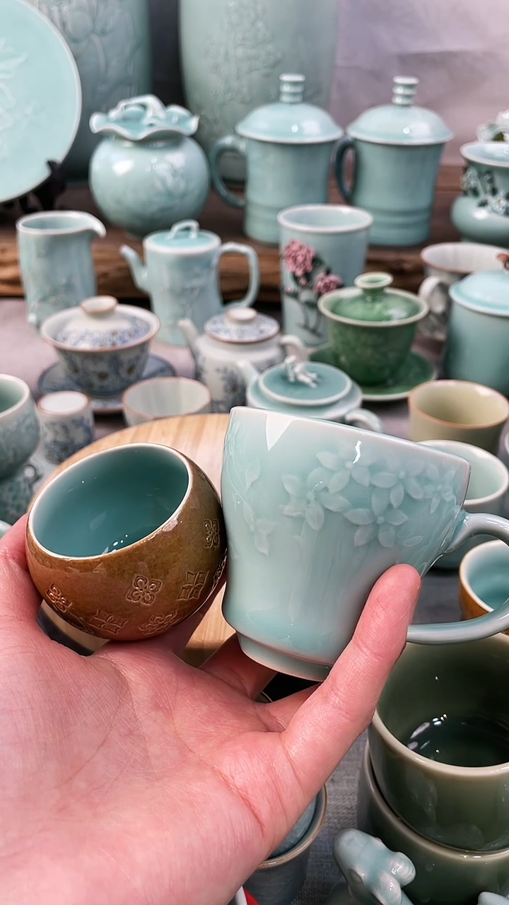 【闪购商品】特价 微瑕 慧仙青瓷