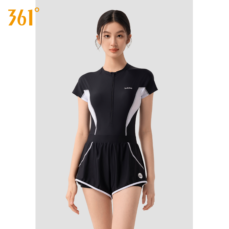 361°泳衣女装2025新款成人大码泳装显瘦遮肚子高颜值保守游泳衣