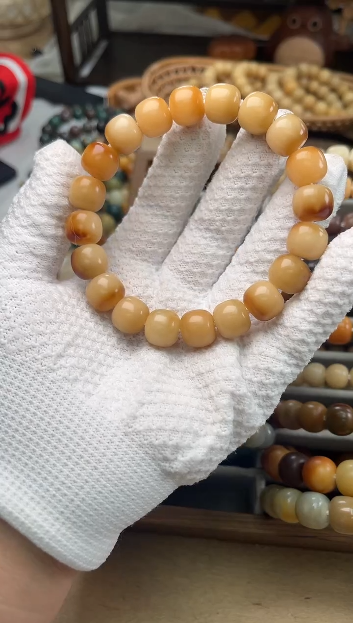 手串菩提根/象牙果z****6a109 卡13 水磨瑕疵