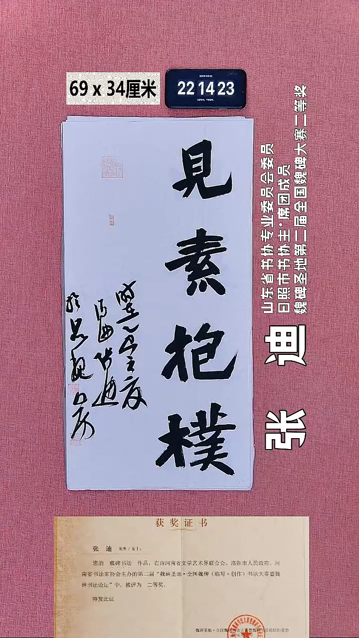 书法348    张老师书法作品