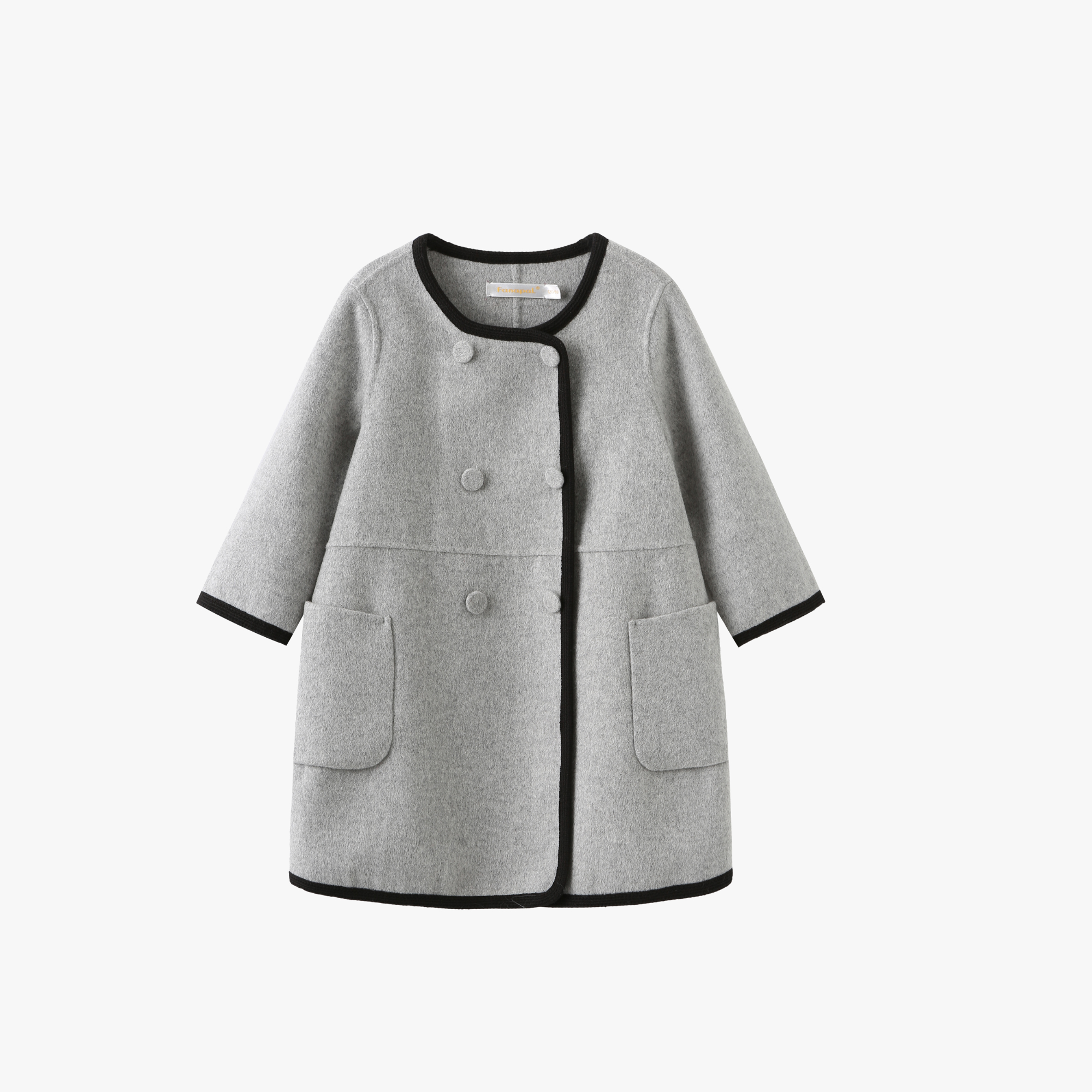 FH1411808女童呢大衣