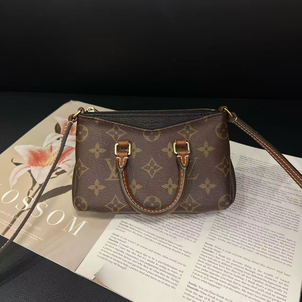 95新 LouisVuitton/路易威登 传奇nano斜挎包16年C26寄卖服务