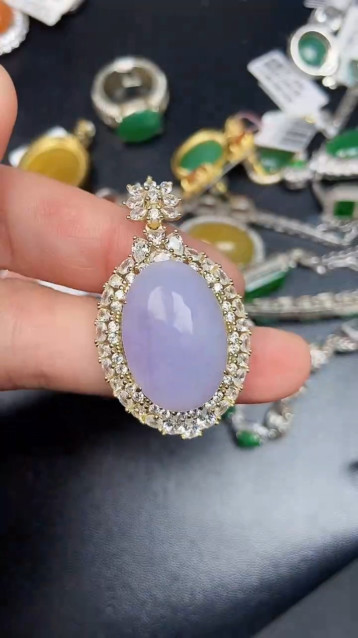 银S925镶嵌戒指翡翠1860