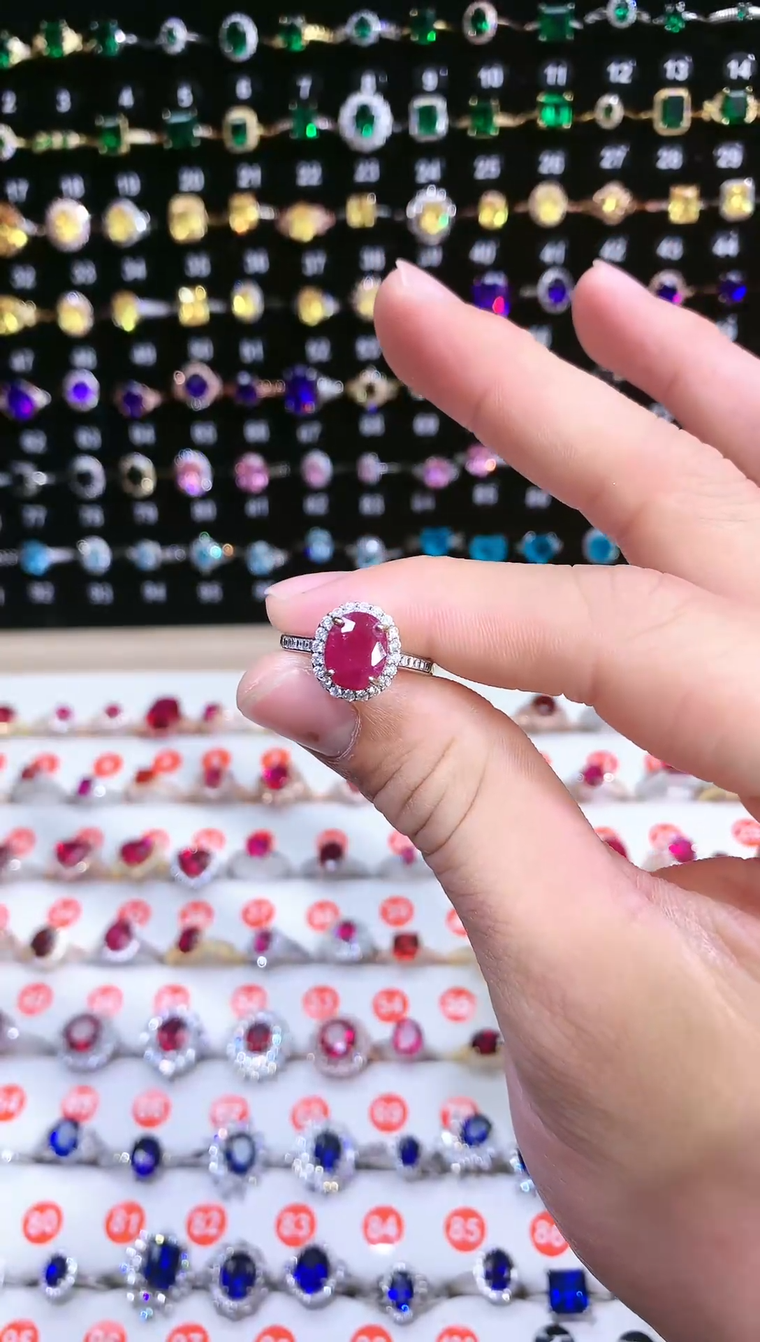 【闪购商品】红宝石戒指银S925镶嵌111111